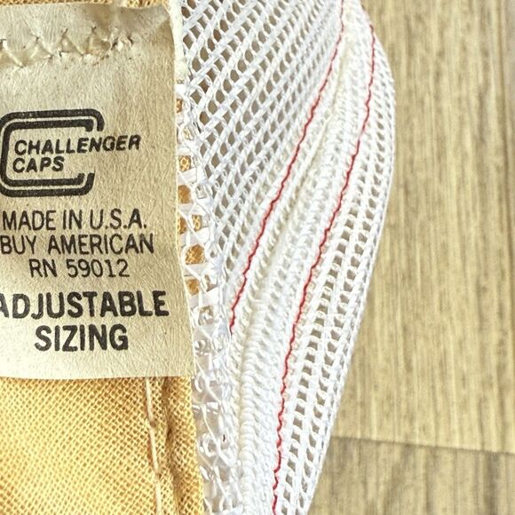 Vintage State Farm Cap Hat Mesh Trucker Red White USA Challenger Caps Advert - Picture 11 of 11